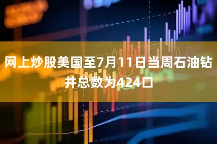 网上炒股美国至7月11日当周石油钻井总数为424口