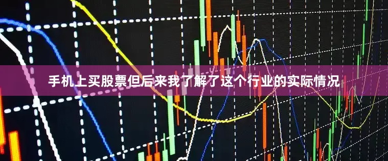 手机上买股票但后来我了解了这个行业的实际情况
