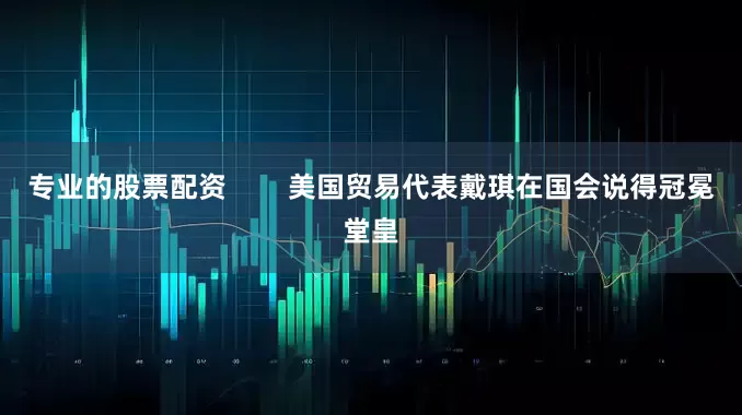 专业的股票配资        美国贸易代表戴琪在国会说得冠冕堂皇